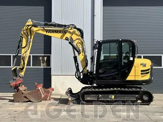 Yanmar SV85 - OilQuick / Triple-boom